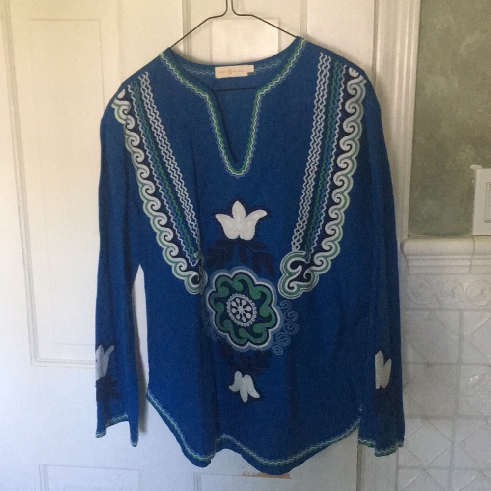 Tory Burch embroidered tunic